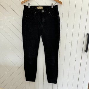 Silver Brand - Curvy High-waisted Black Skinny Jeans